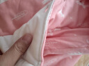 童泰秋冬婴儿衣服对开棉立领套装0-3岁宝宝棉服 粉色 66cm 实拍图