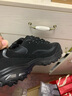 斯凱奇（Skechers）男鞋春季2026新款運動(dòng)鞋黑色休閑鞋子熊貓鞋厚底增高復古老爹鞋子 黑色-BBK 41 曬單實(shí)拍圖