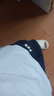 MR-90官方潮牌休閑褲男女同款格子休閑長(zhǎng)褲束腳小腳秋冬加絨保暖褲子 51018藍(lán)色 M（建議110-125斤） 曬單實(shí)拍圖