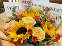 漫詩(shī)妮鮮花速遞向日葵香檳玫瑰混搭生日花束探望禮物同城配送上門(mén) 向日葵香檳玫瑰混搭橙色芭比 指定時(shí)間送達（咨詢(xún)客服留言） 曬單實(shí)拍圖