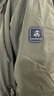 布克兄弟（BrooksBrothers）男士冬新款白鴨絨純色羽絨服保暖外套3003灰綠色M 曬單實(shí)拍圖
