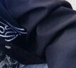 楠子漢春夏季復古棒球服bf風(fēng)黑暗系寬松刺繡夾克男女薄款外套ins國潮牌 黑色 (男女同款) XL(雙層寬松版) 曬單實(shí)拍圖