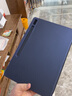 tople 適用于三星Tab s7/S8平板保護套S9 FE12.4英寸皮套s7/S8+PULS筆槽保護殼三星Galaxy Tab S9保護套 深藍色 三折 筆槽款 三星S7 FE 曬單實(shí)拍圖