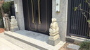 石雕門(mén)墩抱鼓石漢白玉獅子貔貅石鼓麒麟象門(mén)口石墩雕刻庭院門(mén)口擺 圓鼓【貔貅】單只-高0.8m 曬單實(shí)拍圖