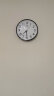 康巴丝（Compas）挂钟 创意简约钟表客厅石英钟表挂墙时钟 c2855 黑色 实拍图
