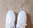 樂(lè )途（LOTTO）板鞋男減震回彈運動(dòng)鞋男軟底輕便百搭低幫休閑鞋 8035 白色 40 曬單實(shí)拍圖