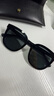 MOLSION墨鏡肖戰同款防曬太陽(yáng)鏡男女款高級感MS3112C10亮黑 偏光 曬單實(shí)拍圖
