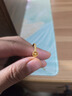 謝瑞麟（TSL）黃金戒指5G工藝簡(jiǎn)約貓眼指環(huán)女款活口戒XK626 約2.6g 曬單實(shí)拍圖