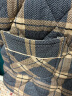 传美（Chuanmei）冬季男士睡衣纯棉夹棉三层加厚保暖男式棉袄可外穿大码家居服套装 CM3010 175【XL】 实拍图