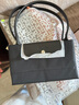 瓏驤（LONGCHAMP）女士LE PLIAGE GREEN環(huán)保系列大號黑色長(cháng)柄可折疊餃子包 曬單實(shí)拍圖
