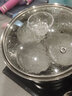 暢印 茶杯功夫茶杯玻璃小杯子品茗杯茶碗玉蘭杯耐熱套裝加厚帶把茶具 10只玉蘭杯+公道杯+茶漏 曬單實(shí)拍圖