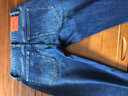 ZENGZHI\/增致牛仔褲男秋新品中腰小直筒微彈時(shí)尚街頭磨爛破洞休閑百搭長(cháng)褲 淺藍色 33 曬單實(shí)拍圖