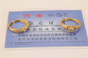 黛若黃金戒指情侶對戒男女款足金活口鉆開口高級送女友實用生日禮物 黃金女戒(約1.46g)+高檔禮盒 曬單實拍圖