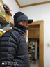 恒源祥羊毛帽子男士保暖中老年帽男冬季護(hù)耳毛線帽加絨加厚爸爸帽針織帽 深灰色 帽子+圍脖 曬單實(shí)拍圖