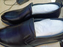 強人3515皮鞋男頭層牛皮男士商務(wù)正裝鞋低幫休閑透氣皮鞋 黑色 42 曬單實(shí)拍圖