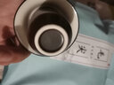 茗客 茶杯品茗杯功夫白瓷杯子個人單杯陶瓷主人茶盞聞香杯組合杯托 黑唐詩茶杯聞香杯組合 曬單實拍圖