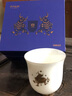 益工坊（YIGONGFANG）茶葉 大益 三才蓋碗牛年年生肖茶器 德化羊脂玉瓷茶具 力開(kāi)天地隱響杯100ml 曬單實(shí)拍圖