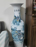 鎏銘景德鎮(zhèn)陶瓷大花瓶 客廳落地1.8-3米大號瓷瓶擺件酒店裝飾開業(yè)瓷器 單個1.6米迎客松 曬單實拍圖