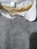 敦尼亚长袖T恤男春季新款韩版修身商务衬衫领假两件衣服棉t恤男装毛衣男士加绒保暖上衣打底衫 浅灰色 XL 实拍图