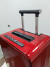 PUKI譜祺商務(wù)行李箱鋁鎂合金商旅箱耐磨抗摔拉桿箱男女出差托運箱登機 寶石紅 18英寸 曬單實(shí)拍圖