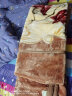 南极人（NanJiren） 拉舍尔毛毯被盖毯冬季加厚双层 婚庆超柔保暖单双人被子绒毯子 658油棕 200*230cm约7斤 实拍图