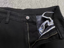 AEMAPE/美國蘋果 高端冬季加絨加厚牛仔褲男直筒寬松超厚男褲保暖褲子男 8966黑色加絨 32 【腰圍2尺5 適合140斤左右】 曬單實拍圖