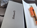 百利金M200鋼筆Pelikan傳統系列簽字筆Orange Delight馭光橙 原裝禮盒 F尖 曬單實(shí)拍圖