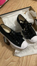 匡威（Converse）官方 Jack Purcell開口笑男女休閑板鞋黑色164056C 164056C 39 曬單實(shí)拍圖