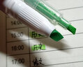 日本ZEBRA斑馬不墨跡熒光標記筆淡色系WKS22學(xué)生用字跡不洇染記號筆劃重點(diǎn)標記筆小清新彩色手帳筆 綠色 曬單實(shí)拍圖