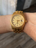 【二手95新】Titoni梅花手表787宇宙男士系列梅花男表自動(dòng)機械表二手奢侈品腕表表徑38.5mm 787 G-306 金盤(pán) 鍍金 梅花手表 曬單實(shí)拍圖