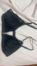 Calvin Klein内衣女士性感蕾丝无钢圈舒适薄衬垫前扣三角杯文胸QF7167AD UB1-太空黑 M 晒单实拍图