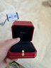 卡地亞（Cartier）戒指男女同款3.6毫米寬LOVE結(jié)婚對戒情侶婚戒 預(yù)售七夕情人節(jié)禮物 B4085200 18K玫瑰金色 54 曬單實(shí)拍圖