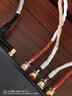YYAUDIO7N單晶銅發(fā)燒級音箱線HiFi專業(yè)喇叭線音響功放連接線香蕉頭Y插專用連接線 香蕉頭對香蕉頭喇叭線（一對裝） 1.5米 曬單實拍圖