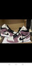 耐克（NIKE）aj女鞋 air jordan 1 女鞋秋冬新款aj1中幫板鞋潮休閑輕便籃球鞋 555112-103 粉熊貓 38 曬單實(shí)拍圖