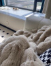 南极人兔毛绒毛毯被冬季加厚盖毯珊瑚绒铺床办公室午睡沙发毯小毯子被单 科伦娜-咖【双面加绒 防静电】 100*160cm【办公室午休毯】 实拍图
