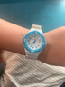 卡西歐（CASIO)手表  LRW系列女士休閑運動(dòng)學(xué)生女表 送女友禮物 藍盤(pán)白色橡膠帶LRW-200H-2B 曬單實(shí)拍圖