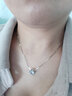 蔓笙單鉆吊墜項鏈女日韓簡(jiǎn)約創(chuàng  )意潮氣質(zhì)短款鎖骨鏈學(xué)生送朋友生日禮物 曬單實(shí)拍圖