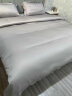 La Torretta床上四件套100%纯棉 A类60支全棉被套床单 200*230cm 卡宾灰 实拍图