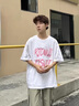 佐優(yōu)品白色t恤短袖男夏季薄款2025新款潮流美式高街寬松百搭情侶五分袖 白色 XL 曬單實(shí)拍圖