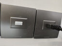 STSBEN墻壁暗裝多媒體hdmi面板免焊直插電視電腦4K視頻高清線(xiàn)HDMI插座面 【灰色】一位高清插座（直插） 曬單實(shí)拍圖