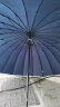 美度（MAYDU）加大可定制雨伞直杆长柄晴雨伞女防风双人雨伞M5003蓝色 实拍图