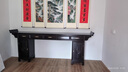 受益 中堂六件套實(shí)木新中式供桌香案臺家用客廳農(nóng)村堂屋家具八仙桌條 帶柜體2.98米條案 曬單實(shí)拍圖