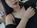 IS YOU滿天星S990銀手鏈女生簡約時(shí)尚手飾生日情人節(jié)禮物送女友老婆媽媽 滿天星S990銀手鏈+品牌禮盒 曬單實(shí)拍圖