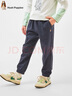 暇步士（Hush Puppies）童裝男童25秋季新款兒童休閑長褲 深藍(lán)花紗 130cm 曬單實拍圖