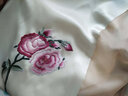 憶元錦繡蘇州絲綢刺繡絲巾送禮長款桑蠶絲絲巾女真絲圍巾蘇繡媽媽絲巾披肩 香檳漸變 曬單實(shí)拍圖