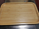 綠昌明 實(shí)木茶盤(pán)托盤(pán)果盤(pán)茶具盤(pán)咖啡盤(pán)子酒店用品加厚竹茶盤(pán) 大號 36cm*24cm*2cm 曬單實(shí)拍圖