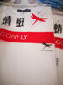 紅蜻蜓（RED DRAGONFLY）長(cháng)袖T恤男純棉立體品牌標識休閑時(shí)尚簡(jiǎn)約百搭圓領(lǐng)上衣打底衫白4XL 曬單實(shí)拍圖