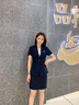 汐蔓嬌職業(yè)裝女裝套裝正裝短袖小西裝外套女春夏正裝商務(wù)氣質(zhì)薄款工作服 黑色外套 S 碼(適體重75-88) 曬單實(shí)拍圖