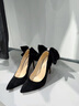 Lily Wei【落蘇】配裙子御姐輕熟風(fēng)高跟鞋洛麗塔黑色小碼女鞋設計款 黑色【跟高10cm】 36 曬單實(shí)拍圖