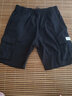 凡純夏季抗皺休閑短褲男五分休閑褲潮流工裝寬松大碼大褲衩外穿 BK528 黑色 XL 曬單實(shí)拍圖